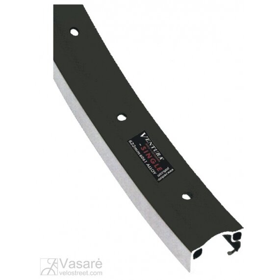 Ratlankis ALU 26", 559x20, 36skyl., Juodas Ratlankis ALU 26", 559x20, 36skyl., Juodas
