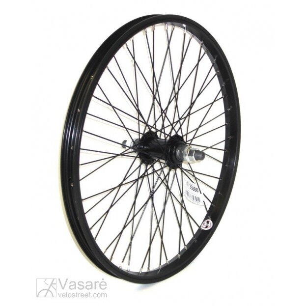 Ratas 20" Alu, priekinis  BMX 20" 48 sk., 14mm ašis