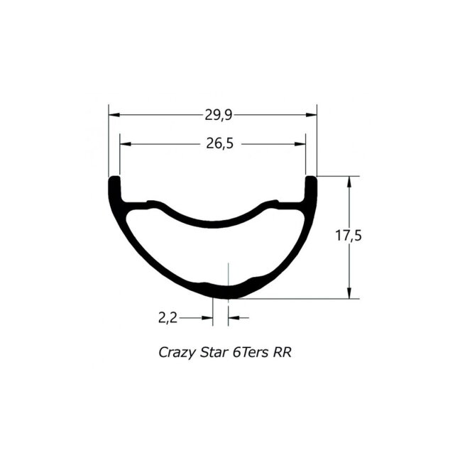 Loks Duke Crazy Star 6ters RR 29" 1 Loks Duke Crazy Star 6ters RR 29" 1
