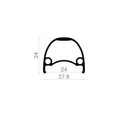 Rodis Sniper 700C priekinis ratas 12x100mm 6-Bolt Rodis Sniper 700C priekinis ratas 12x100mm 6-Bolt