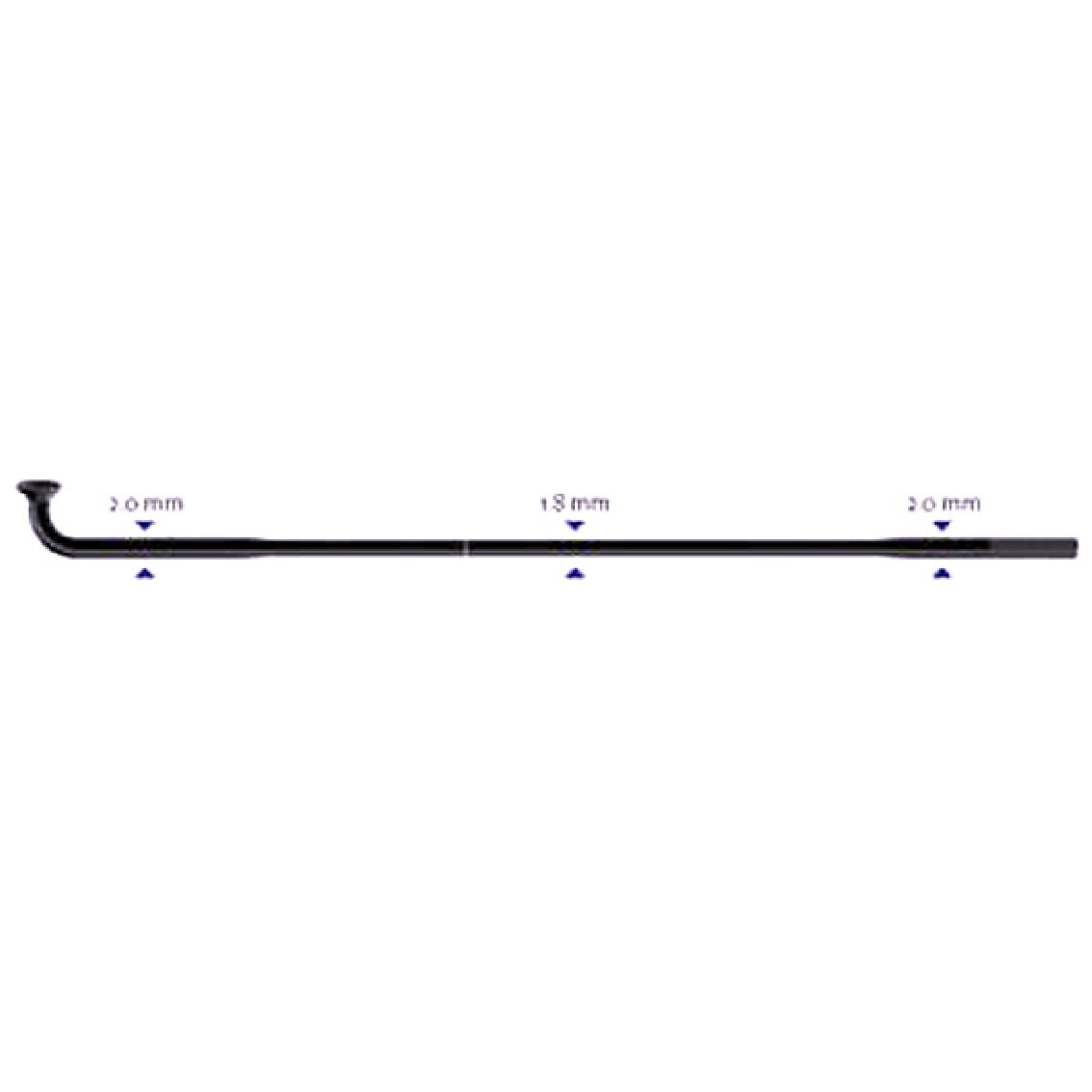 Sapim Race J-Bend stipinas 264 mm