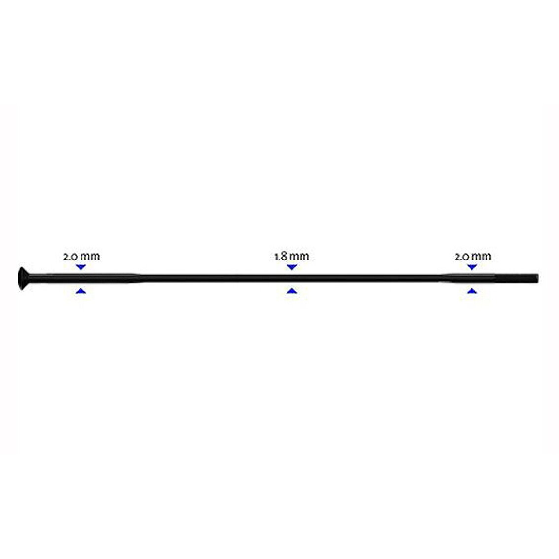 Sapim Race Straight stipinas 281 mm Sapim Race Straight stipinas 281 mm