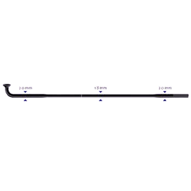 Sapim Race J-Bend stipinas 2-1.8-2 x 268 mm Sapim Race J-Bend stipinas 2-1.8-2 x 268 mm