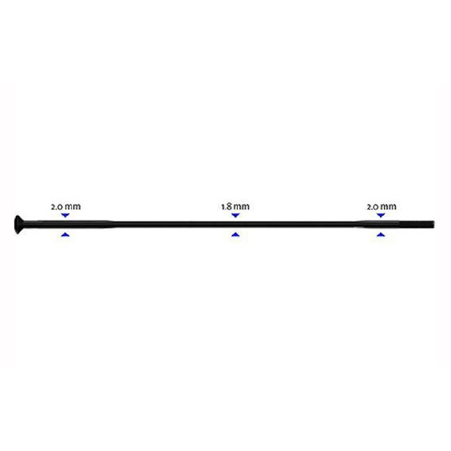 Sapim Race Straight stipinas 281 mm Sapim Race Straight stipinas 281 mm