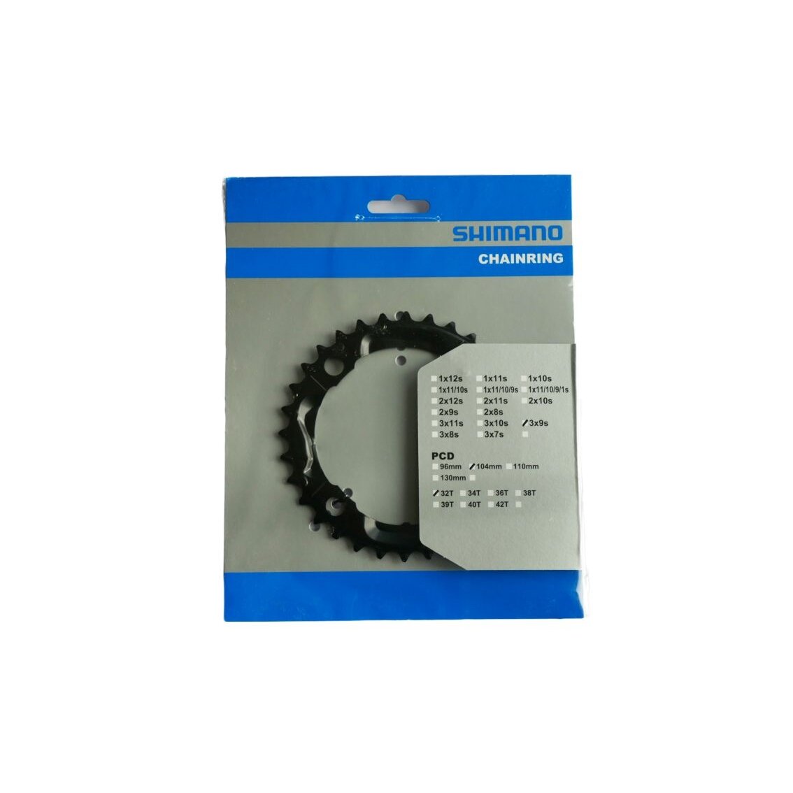 Shimano FC-M590 Deore Front Chainring 32T 3x9 Speed Shimano FC-M590 Deore Front Chainring 32T 3x9 Speed