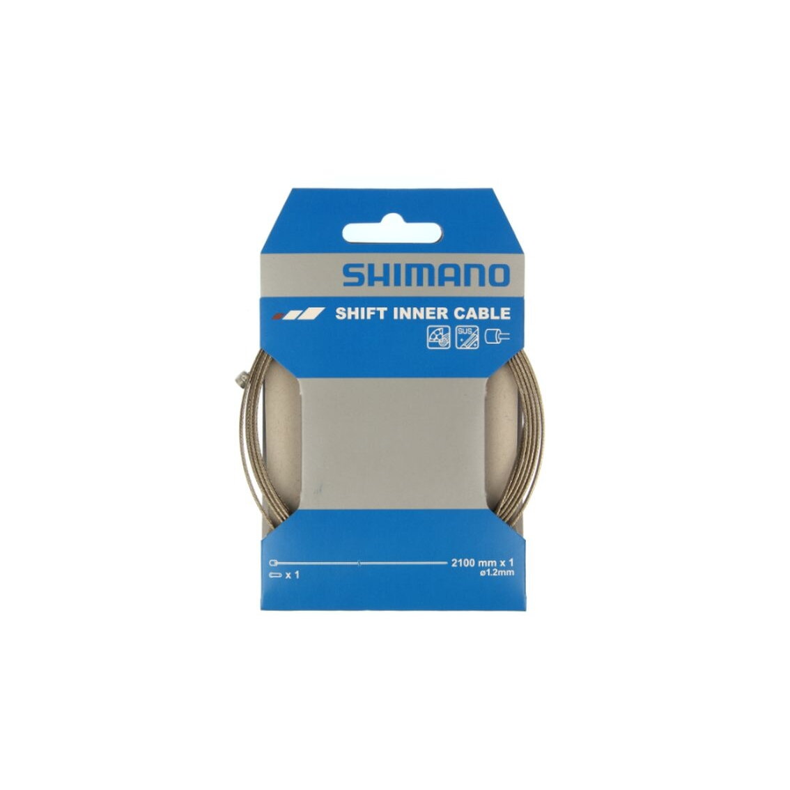 Shimano Schaltzug 1.2 mm x 2100 mm Shimano Schaltzug 1.2 mm x 2100 mm