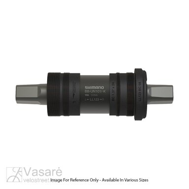Shimano BB-UN101 miniklio velenas BSA 122.5m/68 Shimano BB-UN101 miniklio velenas BSA 122.5m/68