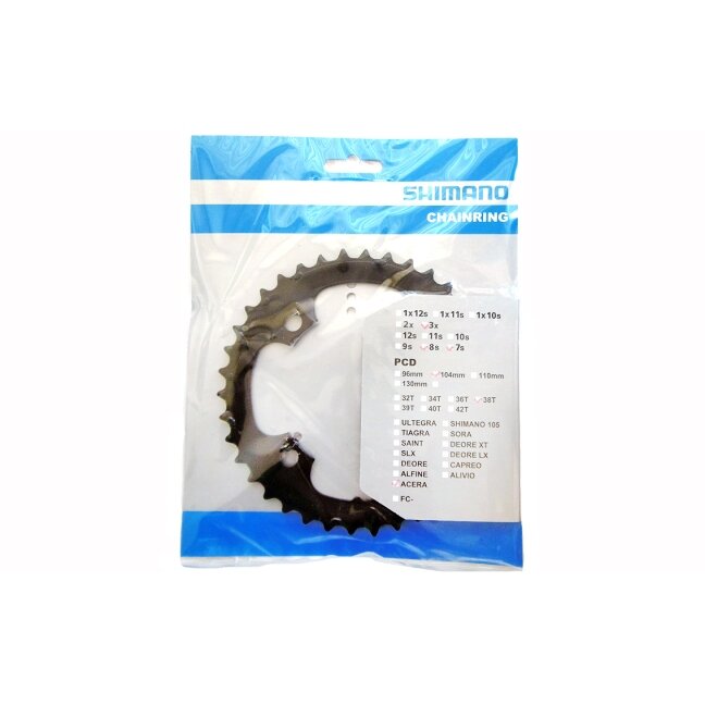 Shimano FC-M361 Acera Vorderer Kettenblatt 38T Shimano FC-M361 Acera Vorderer Kettenblatt 38T