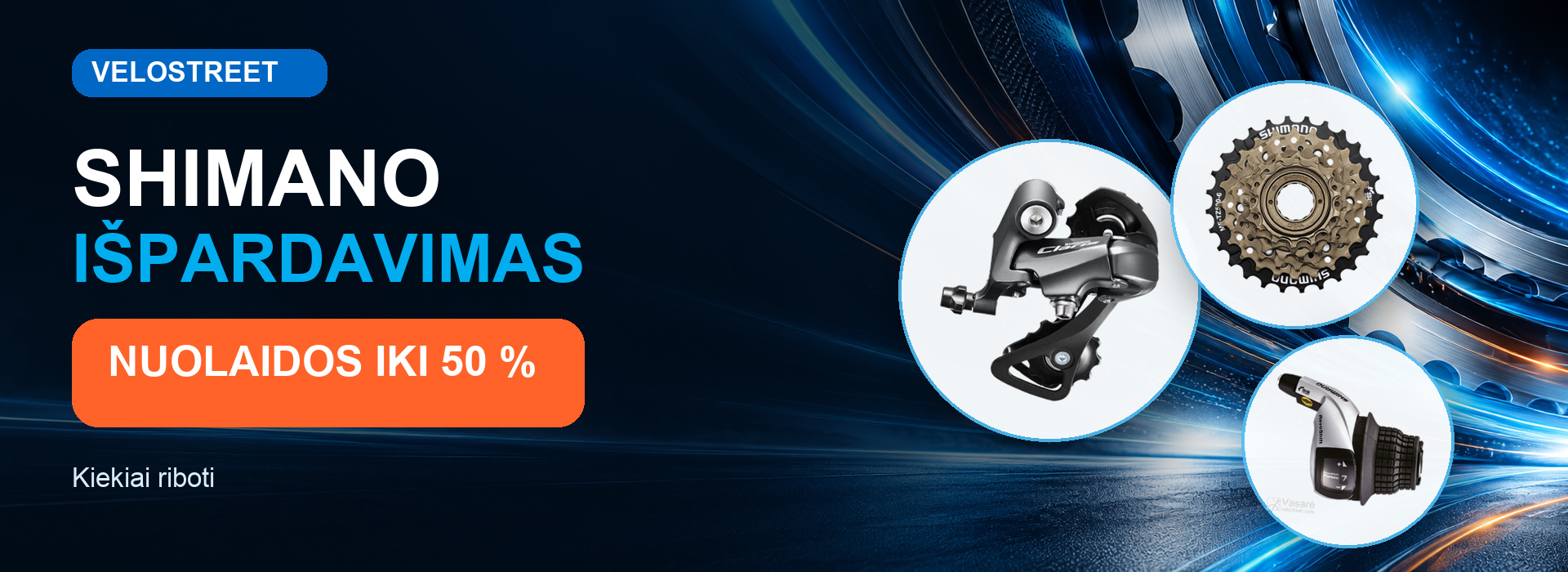 Shimano išpardavimas