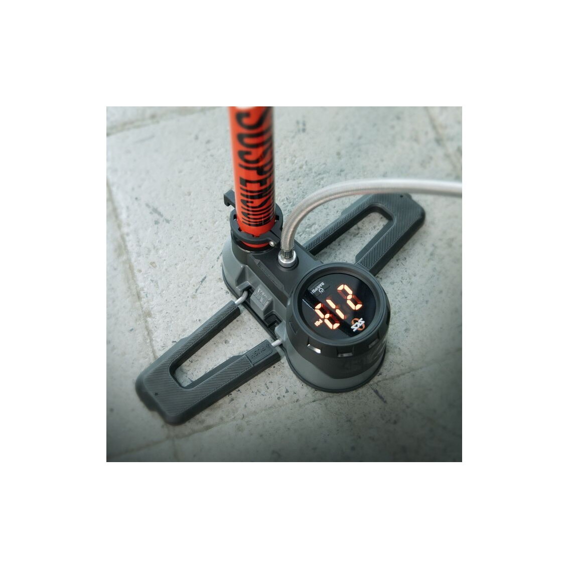 SKS Rennkompressor Suspension pastatoma dviračio pompa 2 SKS Rennkompressor Suspension pastatoma dviračio pompa 2