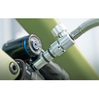 SKS Rennkompressor Suspension pastatoma dviračio pompa
