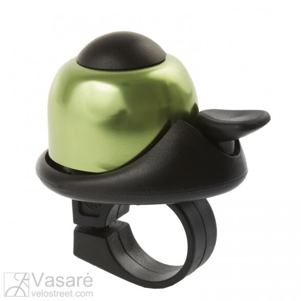 Mini bell M-WAVE, alloy green / black plastic base