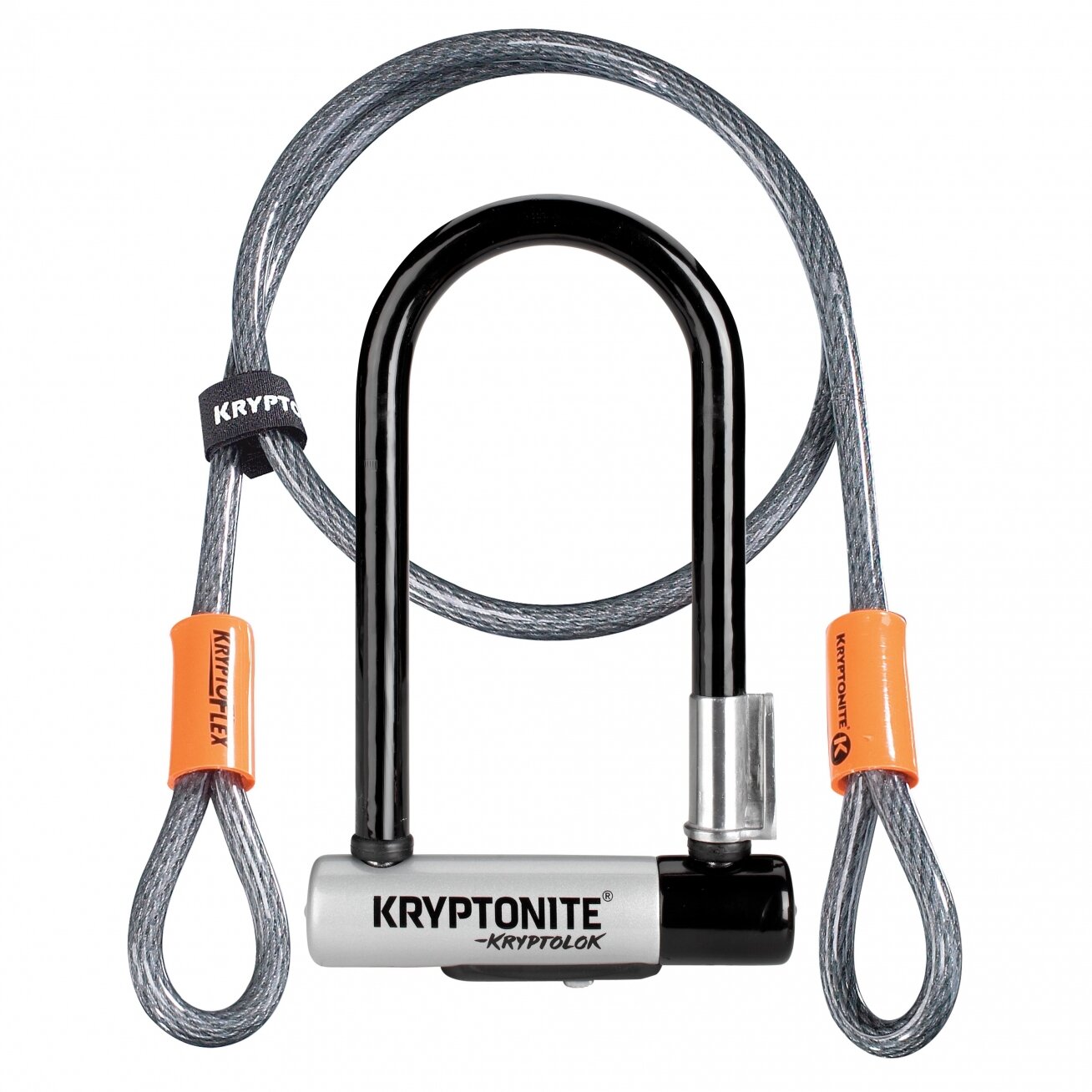 U-lock Kryptonite KryptoLok series 2 Mini w/ Flex U-lock Kryptonite KryptoLok series 2 Mini w/ Flex