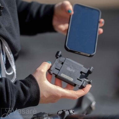 SPC+ RoadBike komplektas suspaudžiamas Universal Phone Clamp