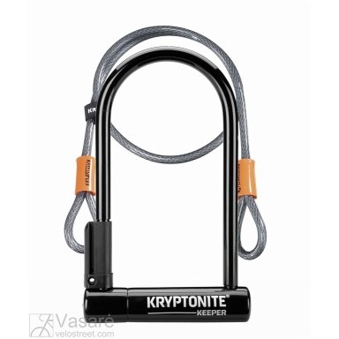 Bicycle lock U-type Kryptonite Keeper 12 STD w/4' Flex Bicycle lock U-type Kryptonite Keeper 12 STD w/4' Flex