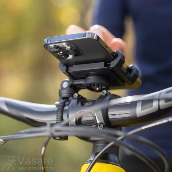 SPC+ Bike komplektas suspaudžiamas Universal Phone Clamp 1