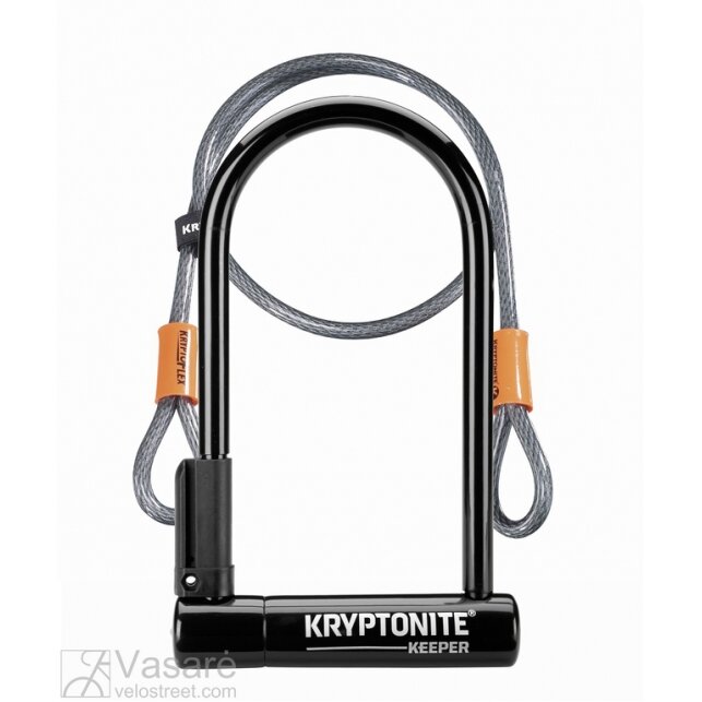Bicycle lock U-type Kryptonite Keeper 12 STD w/4' Flex Bicycle lock U-type Kryptonite Keeper 12 STD w/4' Flex
