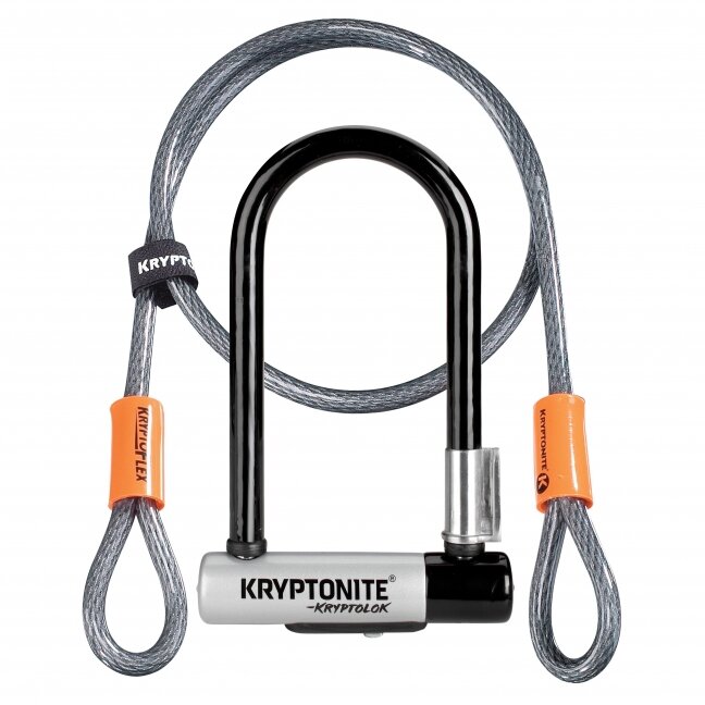 U-lock Kryptonite KryptoLok series 2 Mini w/ Flex U-lock Kryptonite KryptoLok series 2 Mini w/ Flex