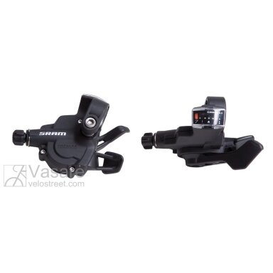SRAM Shifter X-3 Trigger Set 7sp Rear Index Front SRAM Shifter X-3 Trigger Set 7sp Rear Index Front