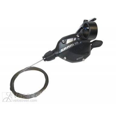 SRAM Shifter X-5 Trigger 2sp Front Black SRAM Shifter X-5 Trigger 2sp Front Black