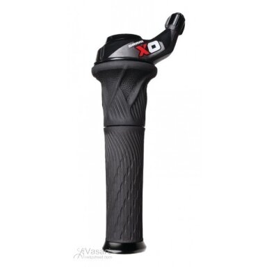 SRAM Shifter X0 Grip Shift 2speed Index Front w Locking Grip Red SRAM Shifter X0 Grip Shift 2speed Index Front w Locking Grip Red