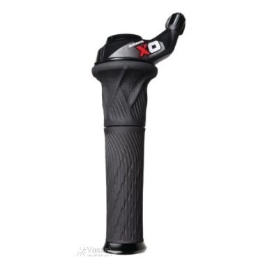 SRAM Shifter X0 Grip Shift 3speed Index Front w Locking Grip Red SRAM Shifter X0 Grip Shift 3speed Index Front w Locking Grip Red