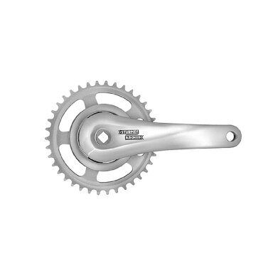 Sturmey Archer FCS608 Crankset and Chainring, 1-Speed, 38T
