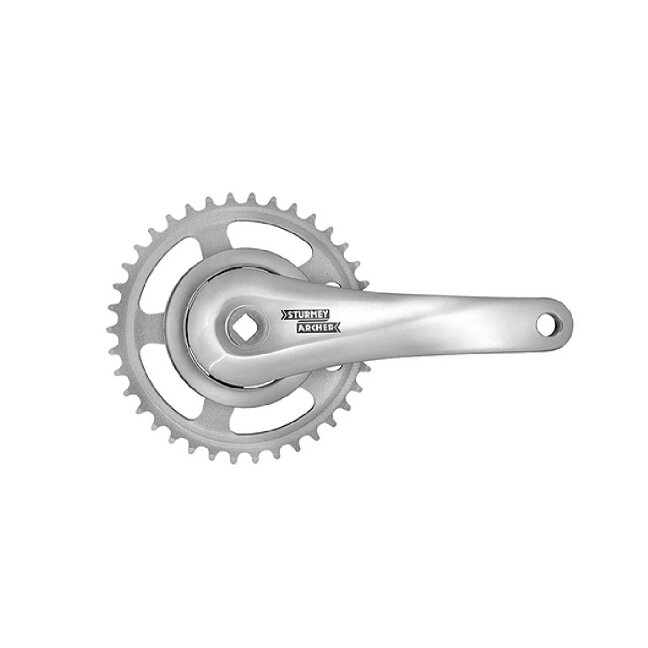 Sturmey Archer FCS608 Crankset and Chainring, 1-Speed, 38T Sturmey Archer FCS608 Crankset and Chainring, 1-Speed, 38T