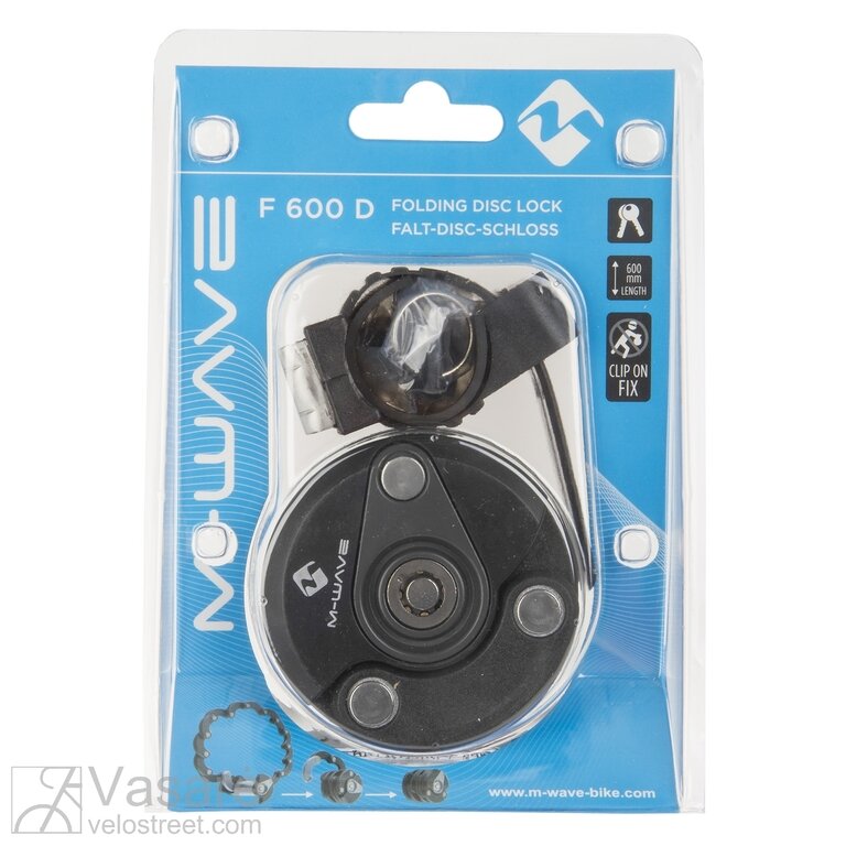 Folding disc lock M-WAVE raunded 2 Folding disc lock M-WAVE raunded 2