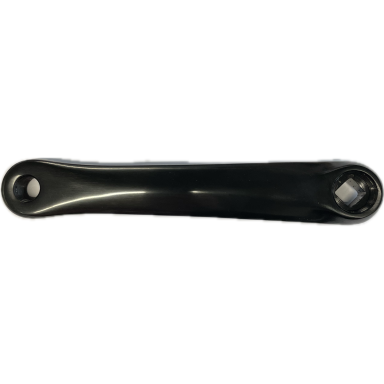 Crank, left side, alloy black, 175mm Crank, left side, alloy black, 175mm