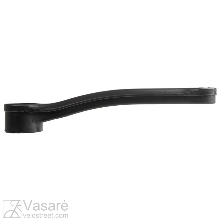 Crank, left side, steel plastic coated, 170mm, black Crank, left side, steel plastic coated, 170mm, black