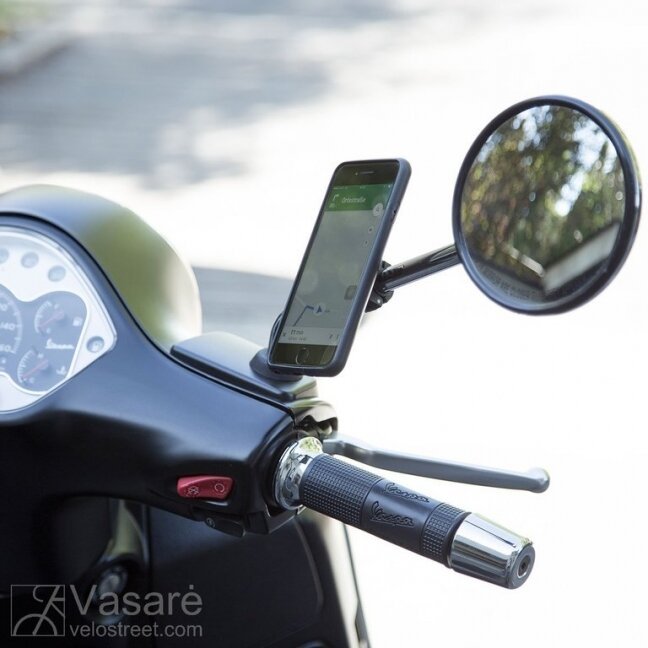 Telefono laikiklio komplektas motociklui ant veidrodėlio SP Connect 4 Telefono laikiklio komplektas motociklui ant veidrodėlio SP Connect 4