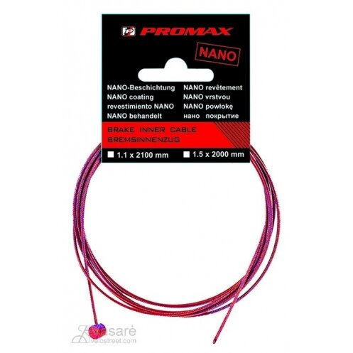 Inner cable for Brakes w Nano coating Red Inner cable for Brakes w Nano coating Red