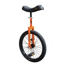 unicycle QU-AX Luxus, 20", orange, aluminium rim, black tyre