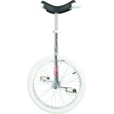 Rower unicycle OnlyOne 20" chrom Indoor, Alurim, tyre white Rower unicycle OnlyOne 20" chrom Indoor, Alurim, tyre white