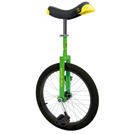 unicycle QU-AX Luxus, 20", green, aluminium rim, black tyre