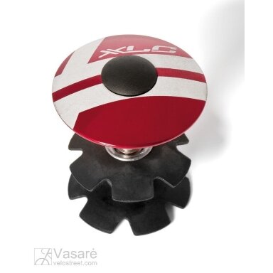 Vairo iškyšos antgalis (ežys) XLC A-Head AP-S01 1.1/8", Alu, raudonos spalvos Vairo iškyšos antgalis (ežys) XLC A-Head AP-S01 1.1/8", Alu, raudonos spalvos