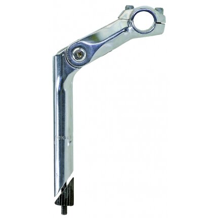 stem, alloy, silver, 110/180 mm, adjustable angle 0-50Â°, for 1"