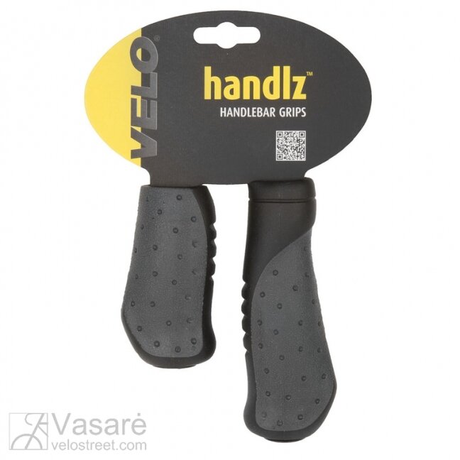 Vairo rankenėlės ergonominės VELO, dešinė: 92 mm, kairė: 135 mm 1 Vairo rankenėlės ergonominės VELO, dešinė: 92 mm, kairė: 135 mm 1