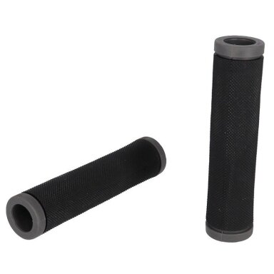 Vairo rankenėlės XLC Sportive GR-G05, 130mm, black/grey Vairo rankenėlės XLC Sportive GR-G05, 130mm, black/grey