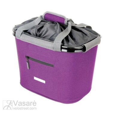 XLC krepšelis ant vairo Bluebird violetinis XLC krepšelis ant vairo Bluebird violetinis