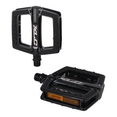 Pedalai XLC platform PD-M30, juodi su atšvaitais Pedalai XLC platform PD-M30, juodi su atšvaitais
