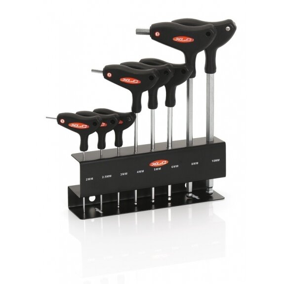 XLC T-Form Socket Wrenchset TO-AB01 2/2,5/3/4/5/6/8/10mm XLC T-Form Socket Wrenchset TO-AB01 2/2,5/3/4/5/6/8/10mm