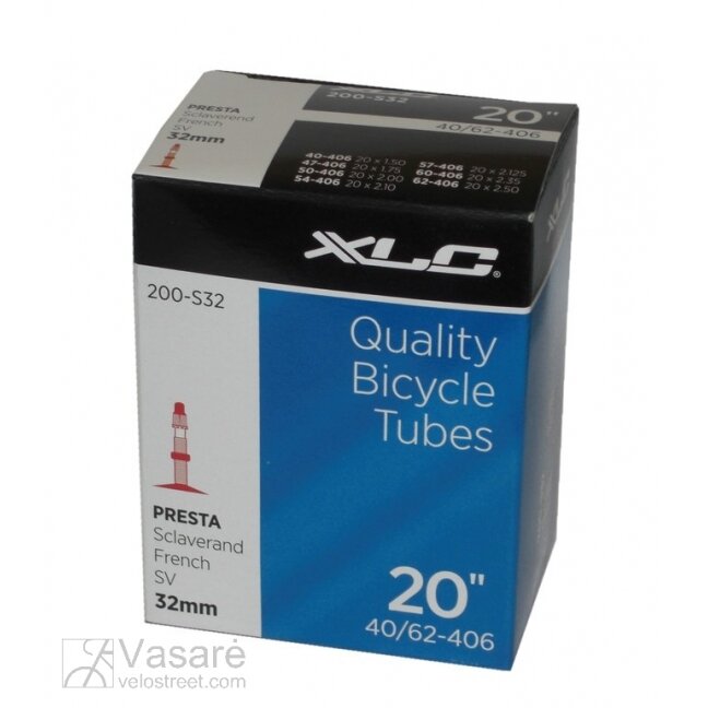 XLC tube 21 x 1.5/2.5 40/62-406 PV 32mm XLC tube 21 x 1.5/2.5 40/62-406 PV 32mm