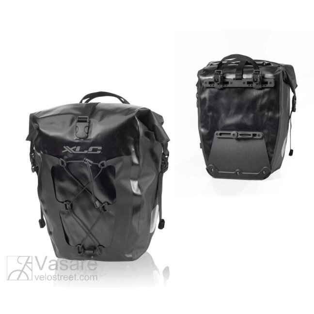 XLC single bag set BA-W38, waterproof, black XLC single bag set BA-W38, waterproof, black