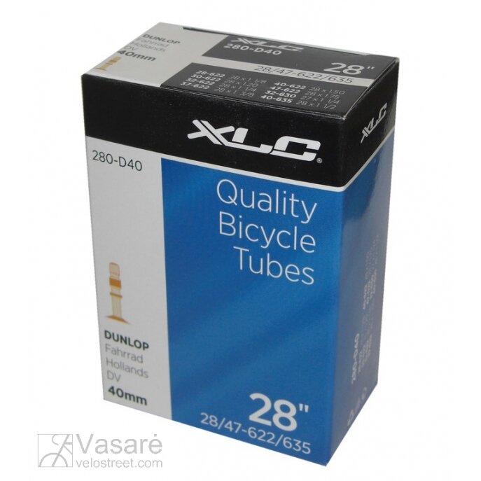 XLC kamera 27/28 x 1 1/8-1.75 28/47-622/635 DV 40 XLC kamera 27/28 x 1 1/8-1.75 28/47-622/635 DV 40