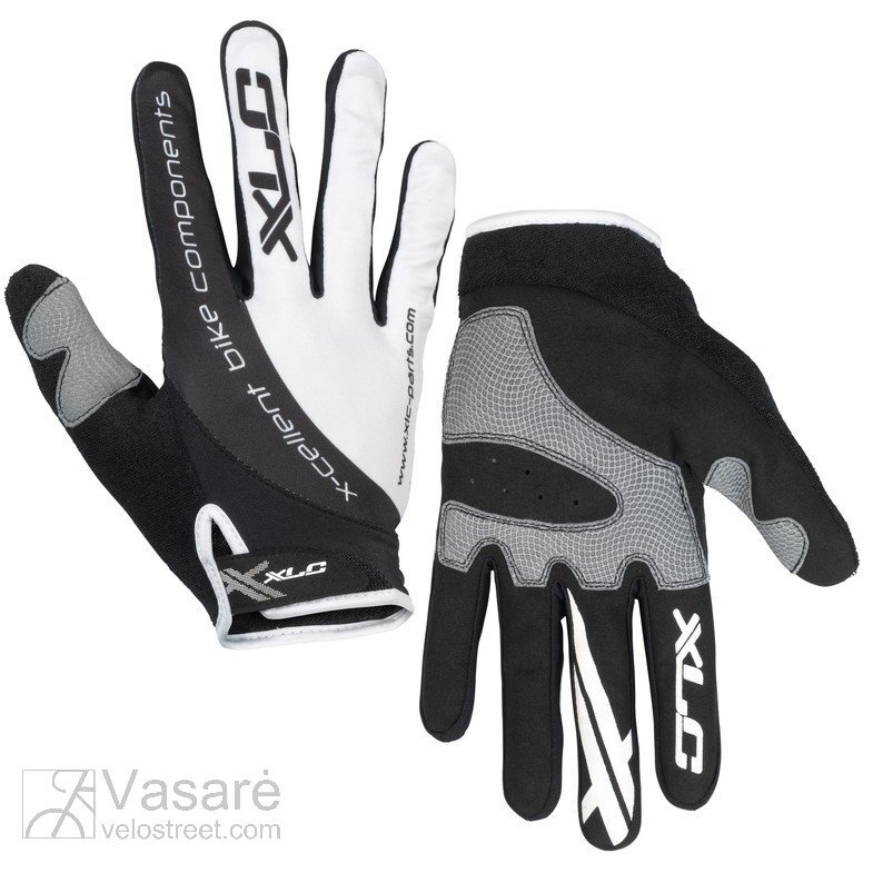 XLC Long-fingered gloves Mercury CG-L04 white/black XLC Long-fingered gloves Mercury CG-L04 white/black