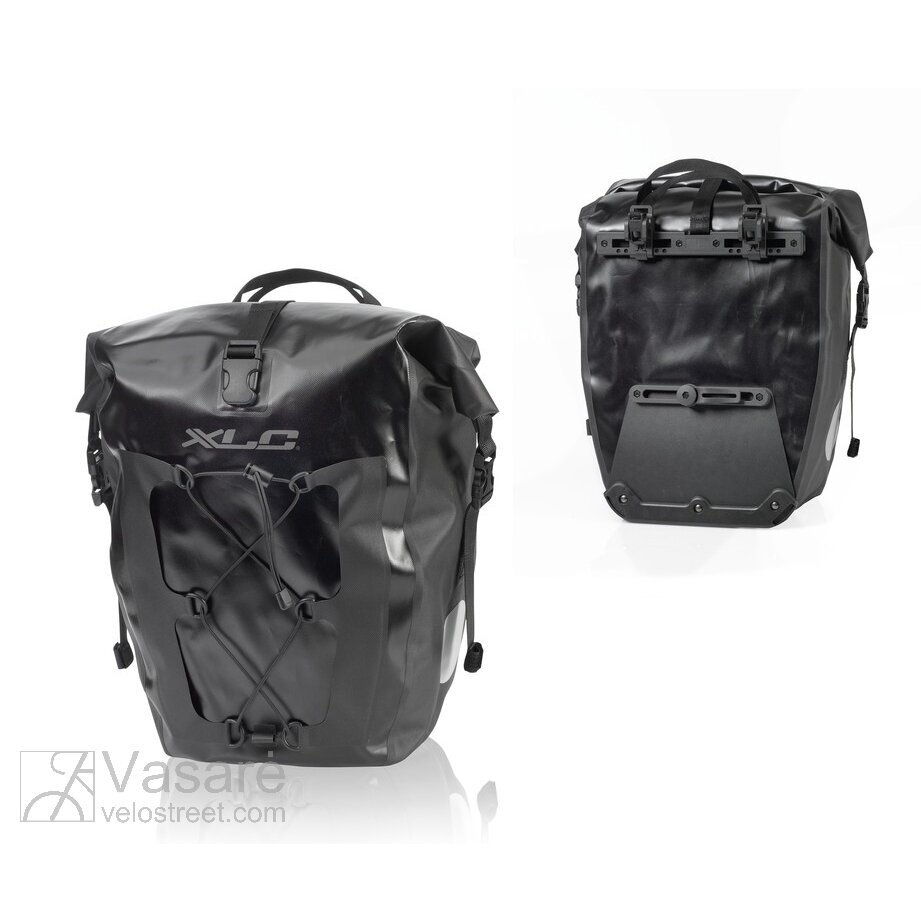 XLC single bag set BA-W38, waterproof, black XLC single bag set BA-W38, waterproof, black